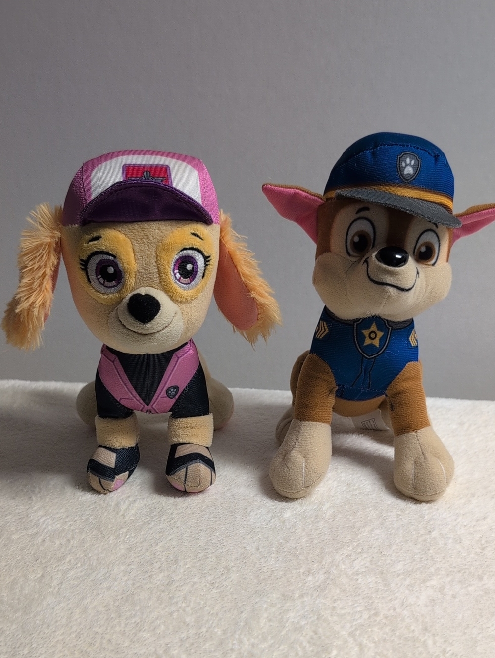 Paw Patrol Skye and Chase Plush Toy - Pink, Purple, Tan